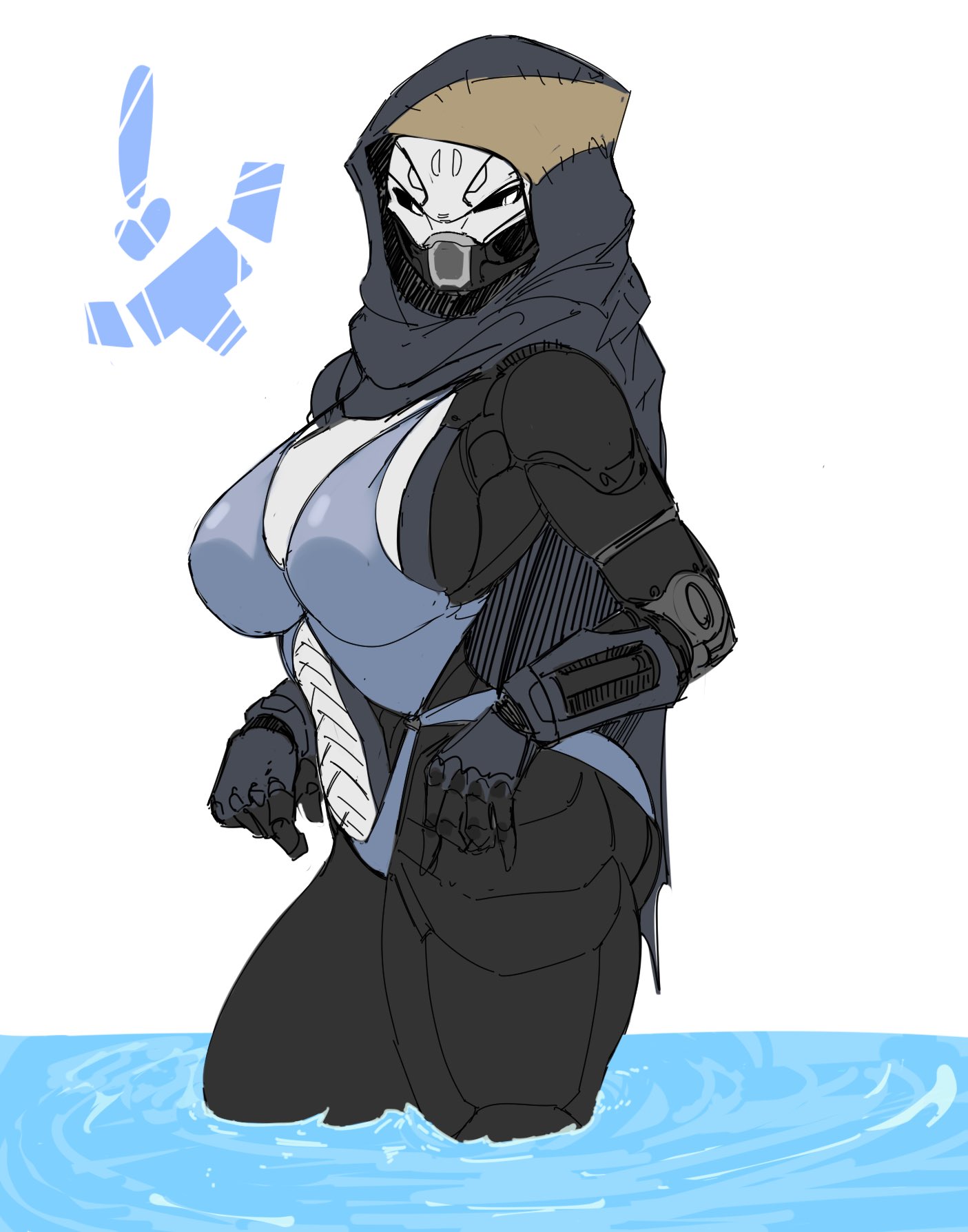 big breasts, breasts, bungie, dare to exist, destiny (game), destiny 2, elsie bray, exo, exo stranger, female, female only, tagme