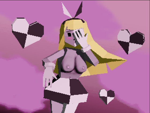 1girls 3d blender blonde_hair breasts breasts_out fan_character female female_only joel_g long_hair medium_breasts pissass1980 skirt solo two_tone_body