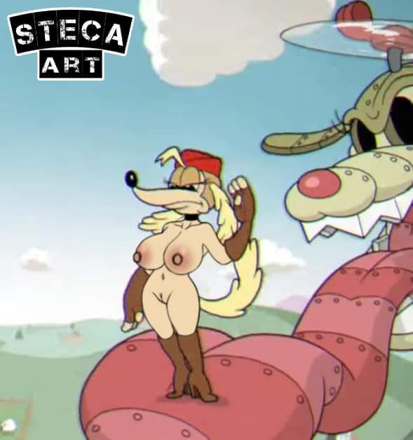 big_breasts boots_only casual chinook_helicopter cuphead_(game) edit exposed_torso female footwear furry gloves handwear humanoid neckwear pale_skin pilot_saluki_(cuphead) screenshot_edit semi_closed_eyes steca studio_mdhr thelazyart