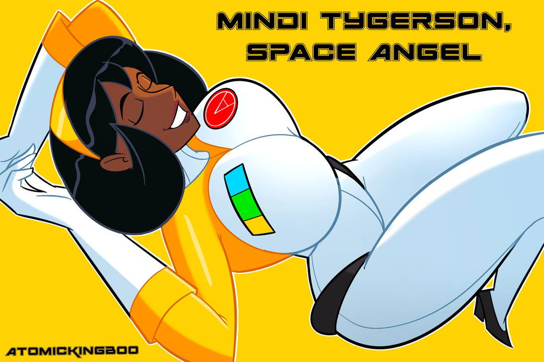 1girls artist_name athletic athletic_female atomickingboo big_ass big_breasts breasts dark-skinned_female dark_skin female female_focus female_only fit fit_female hips large_breasts mindi_tygerson original original_character short_hair the_space_angels thick thick_ass thick_legs thick_thighs voluptuous wide_hips yellow_theme