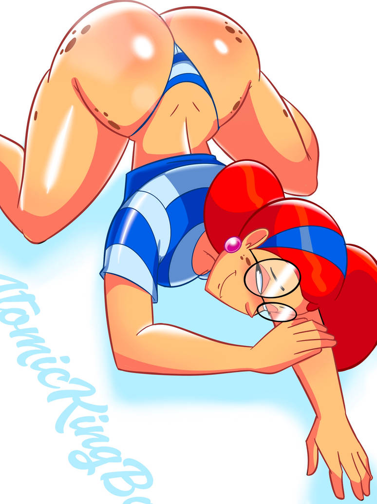 1girls, artist name, atomickingboo, big breasts, bikini, bikini bottom, bikini top, breasts, busty, earrings, female, female only, freckles, ginger, ginger hair, glasses, hair bun, hips, light skin, light-skinned female, long hair, nerd, oc, original, original character, red hair, solo, swimsuit, swimwear, terra mandrile, the besties (atomickingboo), thick thighs, voluptuous, wide hips