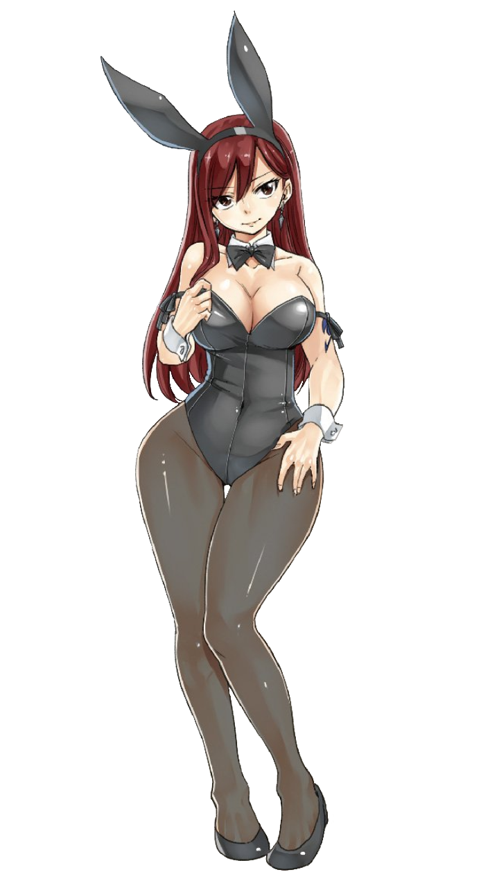 big_breasts breasts bunny_costume bunny_ears bunny_girl bunny_suit bunnygirl bunnysuit cleavage curves curvy curvy_body curvy_female curvy_figure erza_scarlet fairy_tail gloves hips hips_grab large_hips long_hair long_legs pantyhose playboy_bunny red_hair ribbon seduction seductive seductive_eyes seductive_look seductive_mouth seductive_pose seductive_smile wide_hips