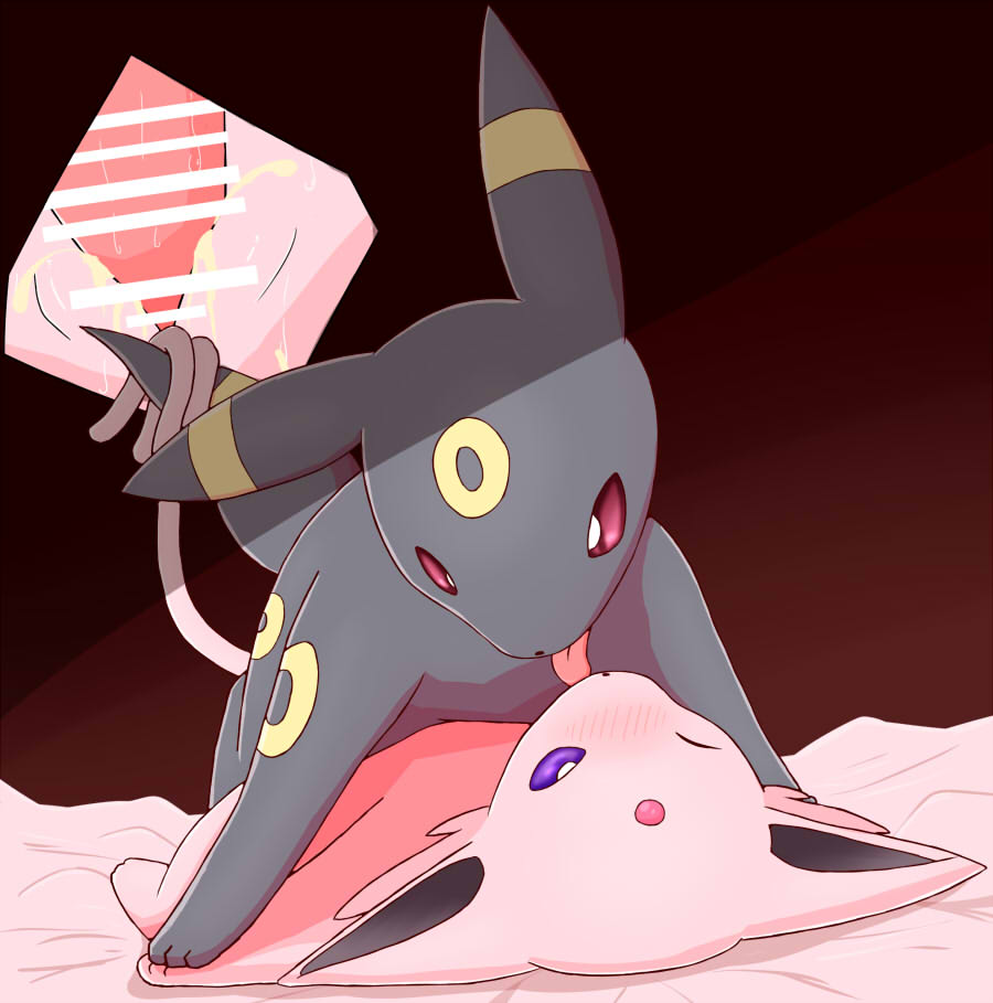 black_body bodily_fluids censored cum cum_in_pussy cum_inside duo eeveelution espeon female female_penetrated feral genital_fluids impregnation male male/female male_penetrating male_penetrating_female nintendo penetration penile penile_penetration penis_in_pussy pink_body pokémon_(species) pokemon pokemon_(species) rumine umbreon vaginal_penetration video_games