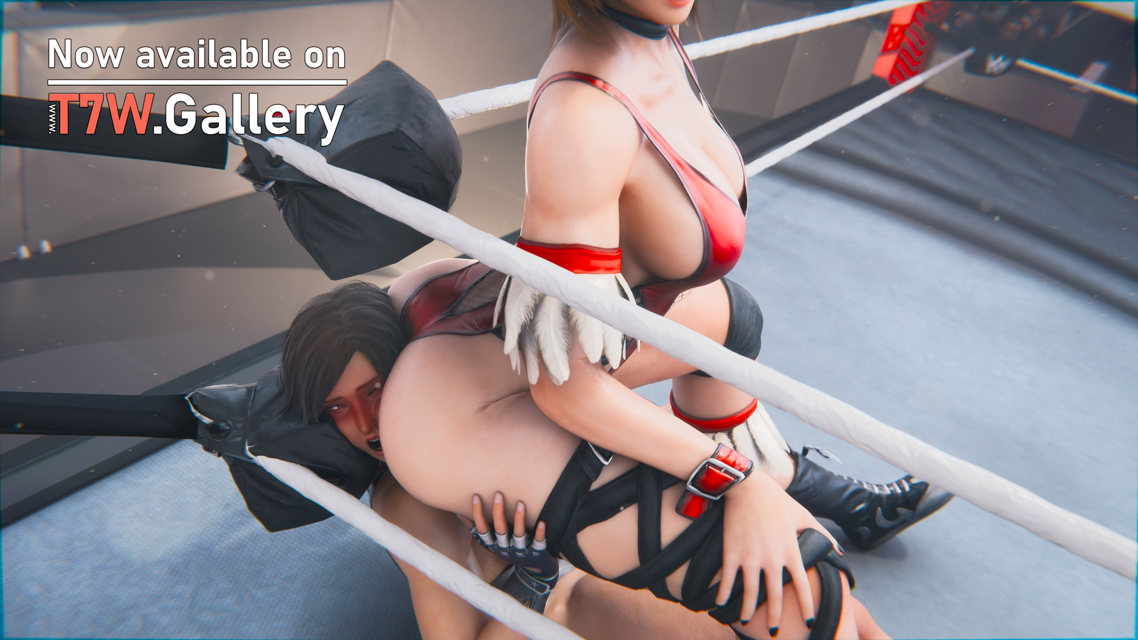 2girls, 3d, 3d (artwork), ass, ass in face, ass squeeze, beaten, between ass, between buttocks, big ass, big butt, big thighs, blender, blush, catfight, dead or alive, dead or alive 4, dead or alive 5, dead or alive 6, dead or alive xtreme beach volleyball, death by snoo snoo, death by snu snu, dominant female, dominated, domination, face in ass, fat ass, female, female ass, female domination, female on female, female only, femdom, femsub, headscissor, helpless, highres, humiliated, kazama asuka, legs, legs together, lezdom, lezsub, multiple girls, muscular, muscular female, open mouth, peril, pinned, pinned down, pinned to ground, red face, ryona, sitting, sitting on another, sitting on person, squeezing butt, struggling, struggling to get out, submission, submission hold, submissive, submissive female, suffocating, suffocation, t7w, tekken, tekken 5, tekken 7, tekken 8, tekken tag tournament, tekken tag tournament 2, tekken7wallpapers, thick, thick ass, thick thighs, thigh clothes, thigh highs, thighs, tight clothes, tight clothing, tina armstrong, toned, toned female, video games, wrestling, wrestling femdom, wrestling outfit, wrestling ring, yuri