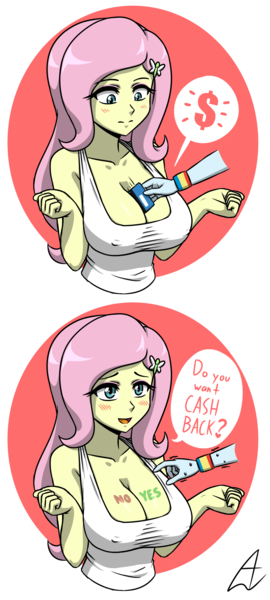 acesrulez13 between_breasts card equestria_girls erect_nipples fluttershy_(eg) fluttershy_(mlp) humanized large_breasts my_little_pony nipple_bulge rainbow_dash_(eg) rainbow_dash_(mlp)