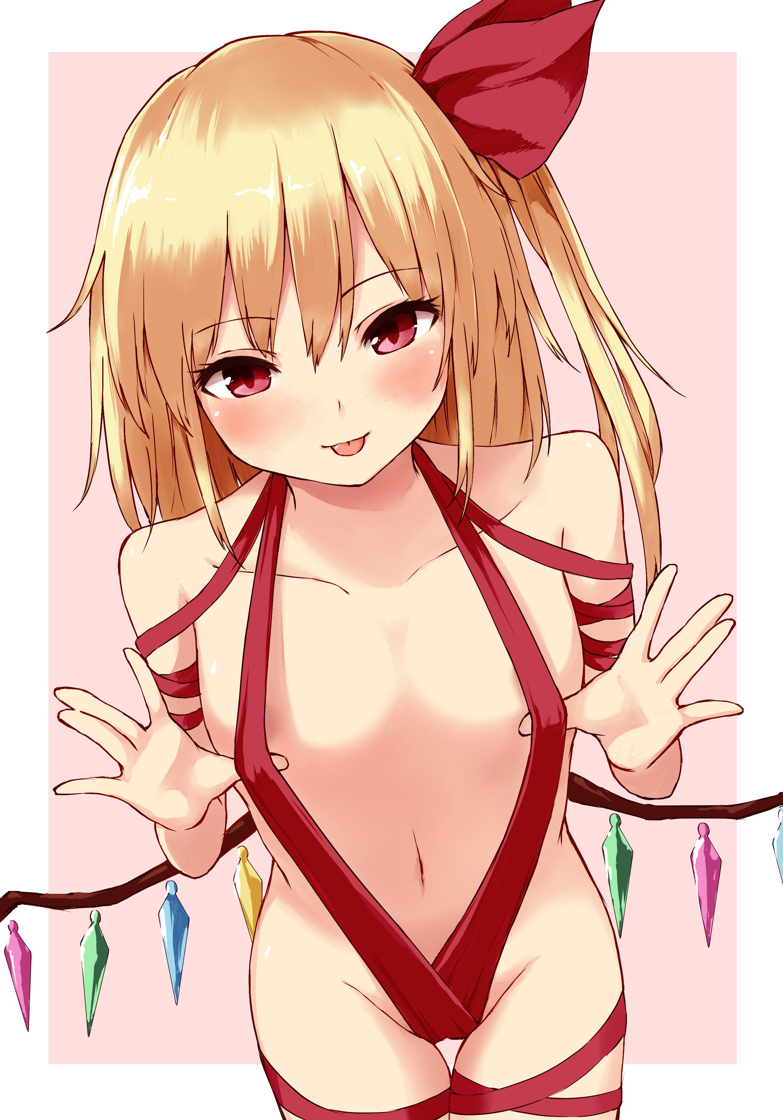 1girls, female, flandre scarlet, tagme, techi (techi35499), touhou