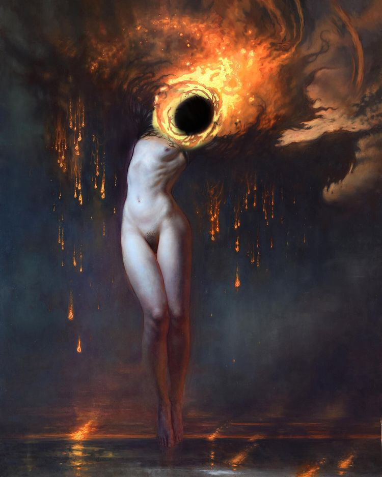 3rd_party_edit artistic artistic_nudity chaos_(elden_ring) edited elden_ring feet female female_only frenzied_flame fromsoftware lord_of_frenzied_flame nipples nude painting painting_(artwork) tarnished tasteful_nudity tenaya_sims