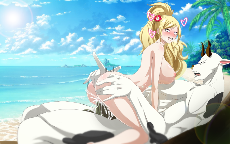 16:10 1boy 1girls 2022 2_horns 5_fingers accessory ahe_gao anal anal_fingering anthro anthro_penetrating anthro_penetrating_female anthro_penetrating_human ass beach big_breasts big_butt big_penis black_body black_skin black_spots blonde_hair blush bodily_fluids bovid bovine breasts brown_horn butt_grab cowgirl_position cum cum_from_pussy cum_in_pussy cum_inside cum_on_butt cum_splatter drooling erection facial_piercing fairy_tail female female_human female_penetrated fingering fingers flower flower_in_hair from_front_position fucked_silly genital_fluids genitals green_penis hair hair_accessory hand_on_butt heart hibiscus horn huge_cock human human_on_anthro human_penetrated humanoid_hands interspecies jenny_realight looking_pleasured lying male male/female male_anthro male_penetrating male_penetrating_female male_penetrating_human mammal motion_lines muscular muscular_anthro muscular_male nipples nose_piercing nose_ring on_back on_bottom on_top open_mouth outside palm_tree penetration penis piercing pink_inner_ear pink_nipples plant ponytail ring_piercing rough_sex saliva sand seaside sex smile spots spotted_body spotted_skin straight taurus_(fairy_tail) tears the_amazing_gambit tree vaginal_penetration white_body white_skin widescreen