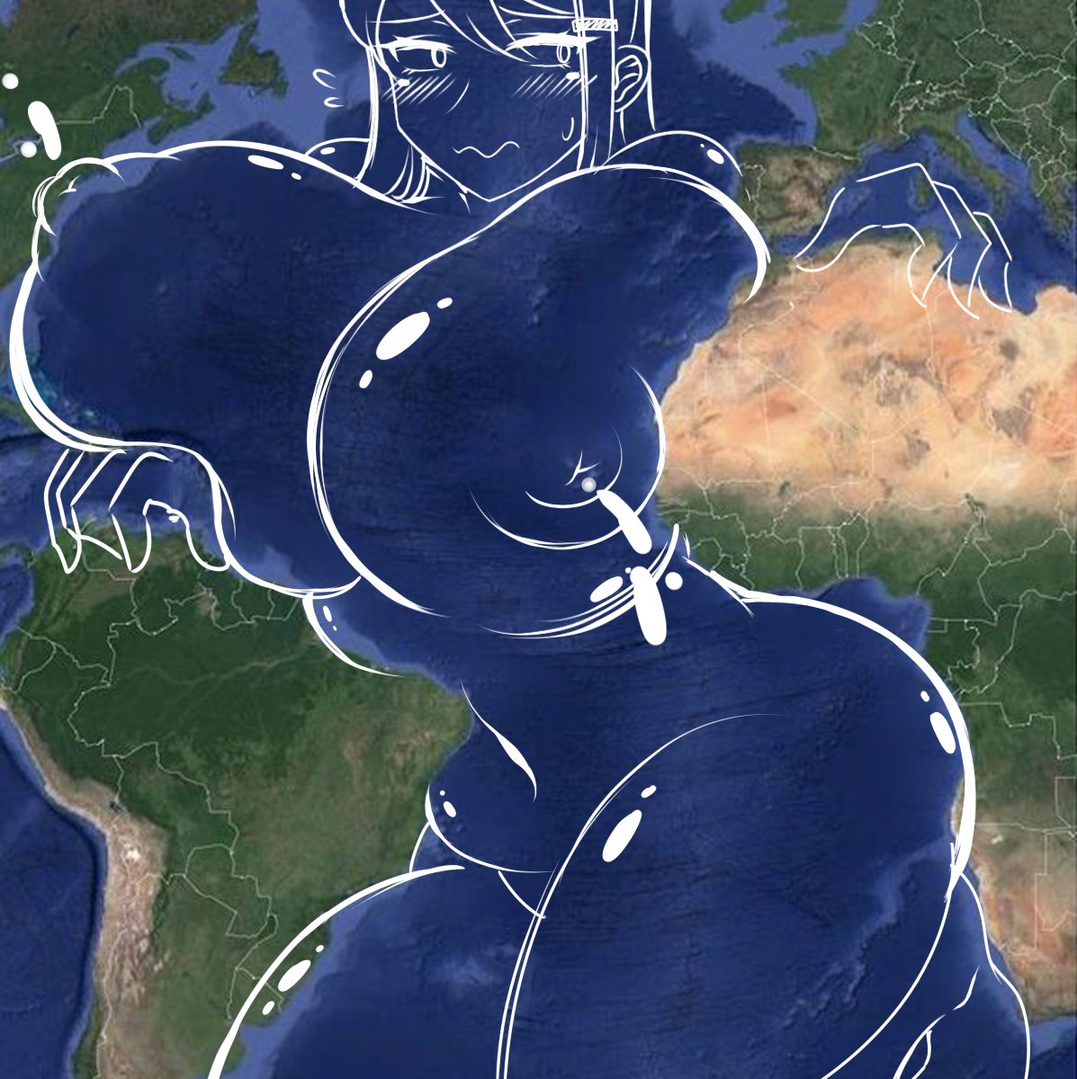 1girls ass atlantic_ocean big_ass big_breasts big_butt blue_skin breasts butt chubby chubby_female completely_nude completely_nude_female doki_doki_literature_club earth female female_only geography happysullyk9 hips huge_ass huge_breasts huge_butt humanoid lactation large_ass large_breasts large_butt looking_to_the_side milk milk_squirt naked naked_female nipples nude nude_female nudity ocean solo solo_female squirting_milk sweatdrop thick thick_ass thick_thighs thighs unknown_artist water wide_hips yuri_(doki_doki_literature_club)