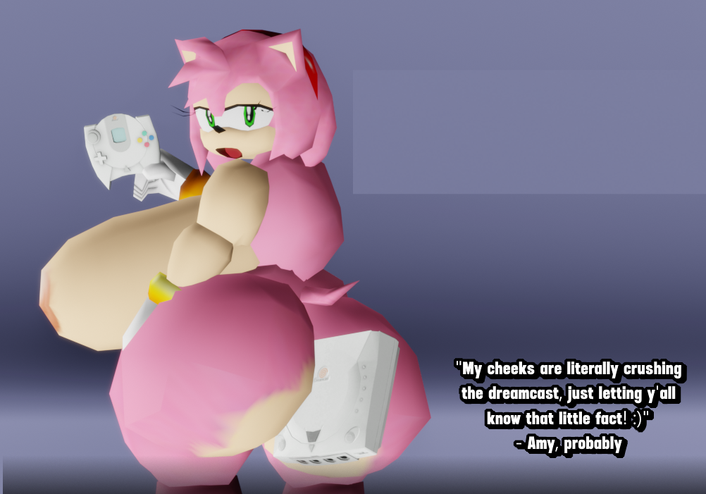 1girls 2025 3d 3d_model 3d_render :/ amy_rose ass between_buttocks big_ass big_breasts big_butt breasts bubble_ass bubble_butt butt completely_naked completely_naked_female completely_nude completely_nude_female controller dat_ass dreamcast dumptruck_ass dumptruck_butt eyelashes female female_only gigantic_breasts green_eyes hedgehog hedgehog_girl hedgehog_humanoid huge_ass huge_breasts huge_butt large_ass large_breasts large_butt looking_at_viewer looking_back looking_down low_poly massive_breasts mouth mouth_open nude nude_female pink_hair pink_skin retro retro_artstyle sega shiny_breasts shiny_hair shiny_skin short_hair so_retro solo solo_female solo_focus sonic_(series) sonic_adventure sonic_the_hedgehog_(series) text vulkyasha white white_skinned_female