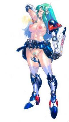 1girls breasts choujikuu_kidan_southern_cross female lana_izavia nipples nova_satori robotech