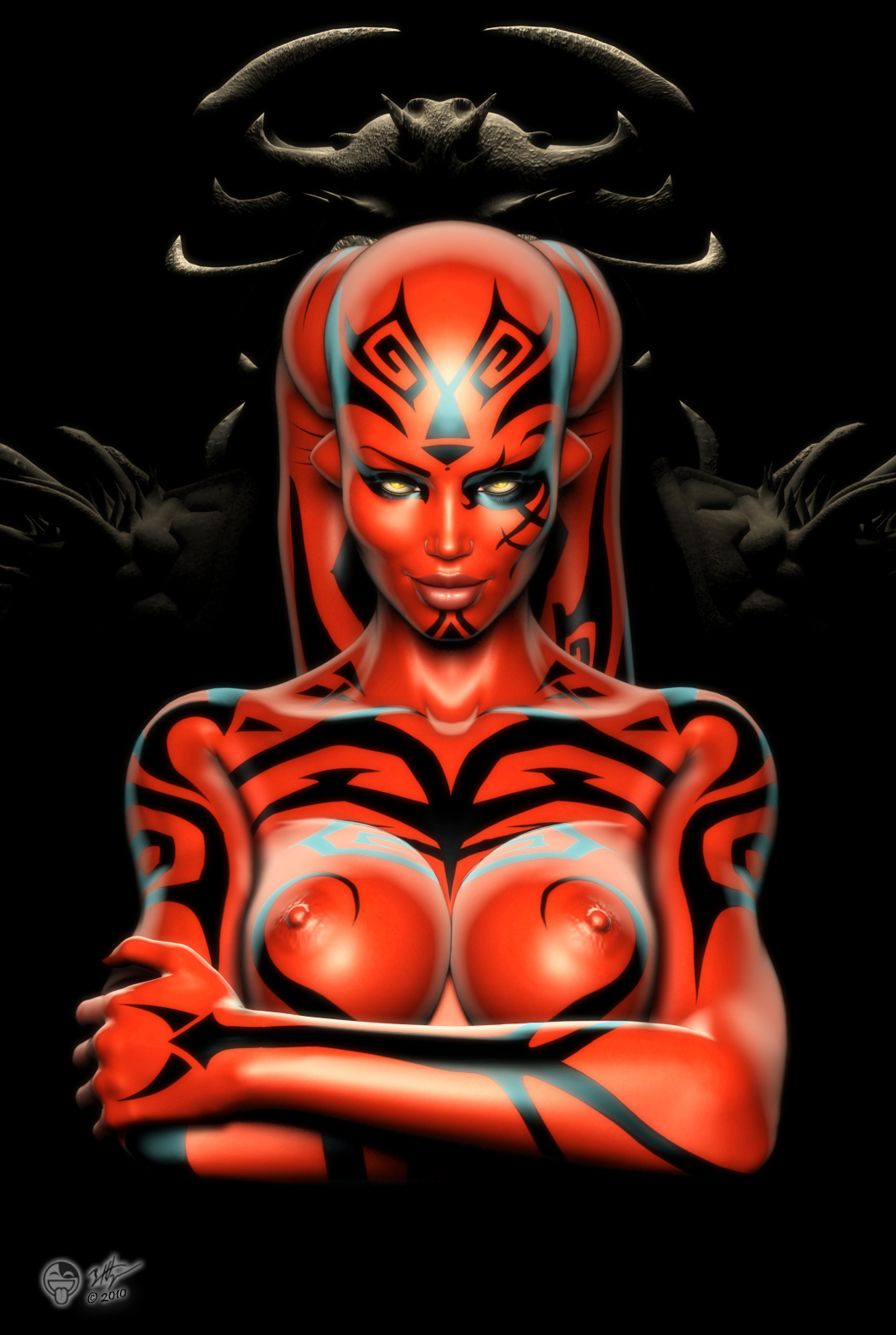 2010 3d alien darth_hell darth_talon red_skin sith star_wars star_wars:_legacy tattoo twi'lek