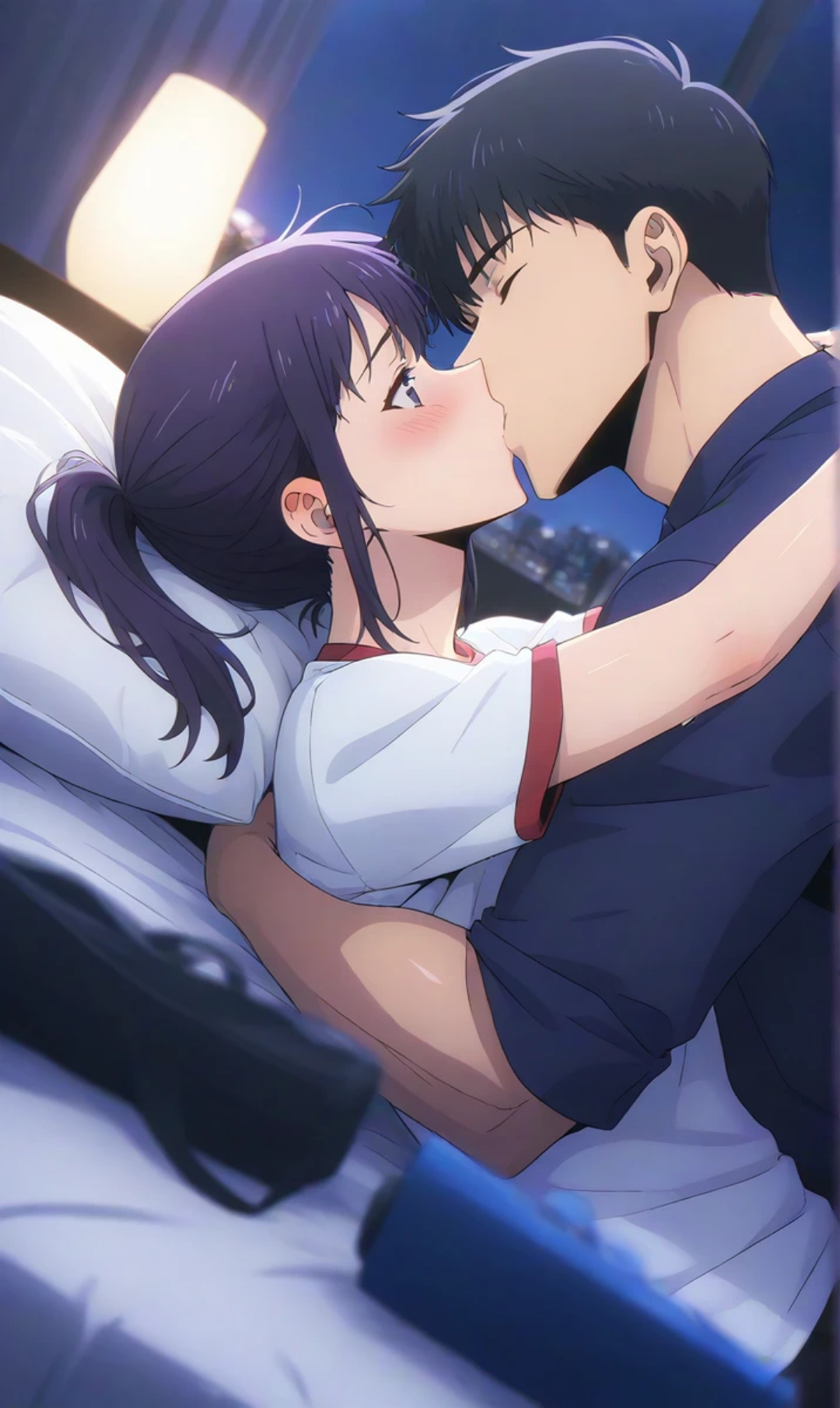 1boy, 1girls, ai generated, brother and sister, female, incest, male, pixiv, sex, sister leveling, solo leveling, sung jin woo, sung jin-ah, taboo
