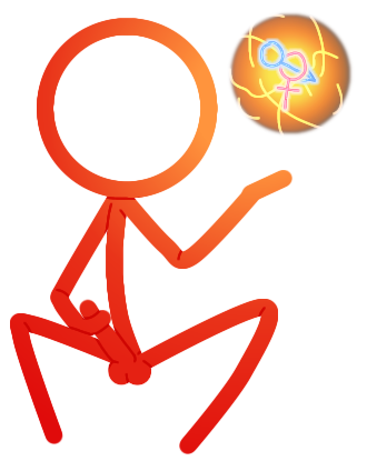 1boy alan_becker animator_vs_animation balls energy_ball female_symbol inviting_to_sex male_symbol masturbation penis red_skin sivuliike solo solo_focus solo_male stickfigure stickman straight the_dark_lord_(animator_vs_animation) thin