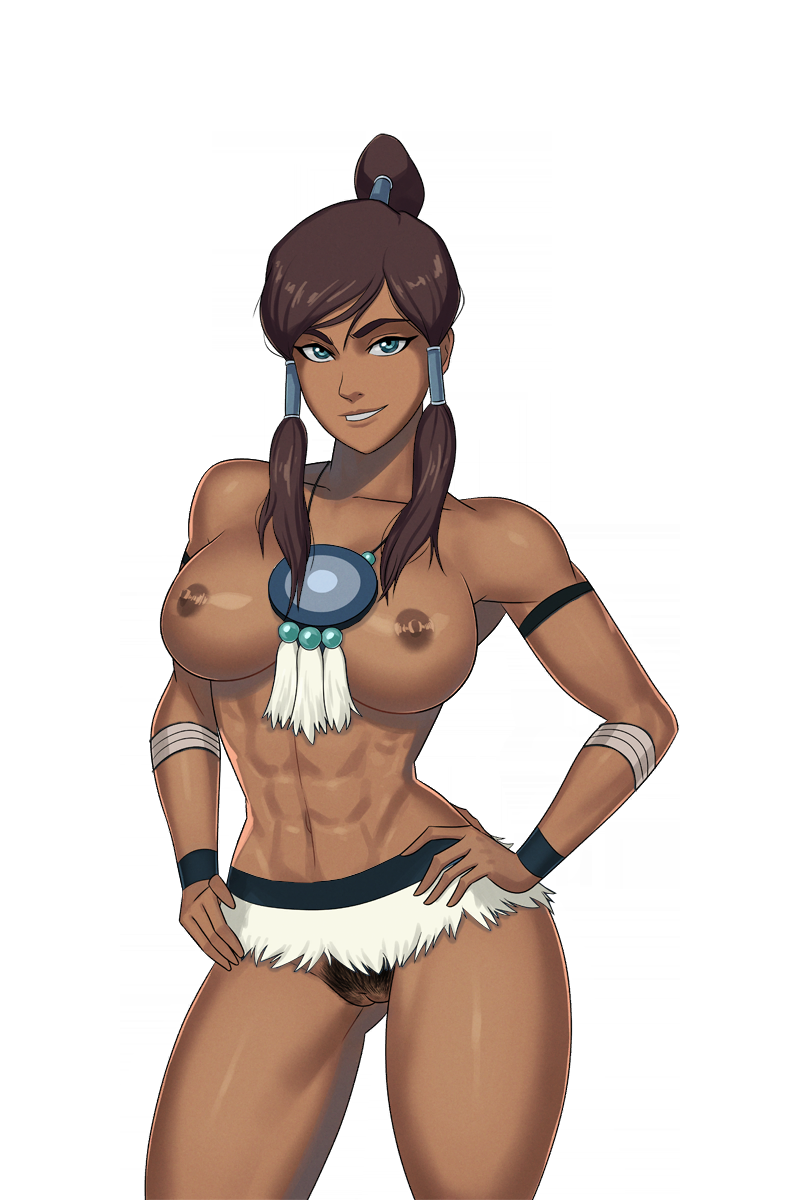 1girls abs armband armwear avatar_legends blue_eyes breasts casual casual_nudity dark-skinned_female dark_skin female female_focus female_only female_protagonist fit fit_female functionally_nude functionally_nude_female girl_abs girly_abs heroine huge_breasts human inuit korra large_breasts looking_at_viewer muscle muscle_tone muscles neckwear nickelodeon nipples no_background partially_clothed ponytail pubic_hair pussy six_pack solo solo_female sunsetriders7 the_avatar the_legend_of_korra tomboy toned toned_female transparent_background vagina water_tribe wristwear