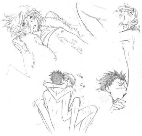 fai_d_flowright kurogane oral_sex tagme tsubasa_chronicle yaoi