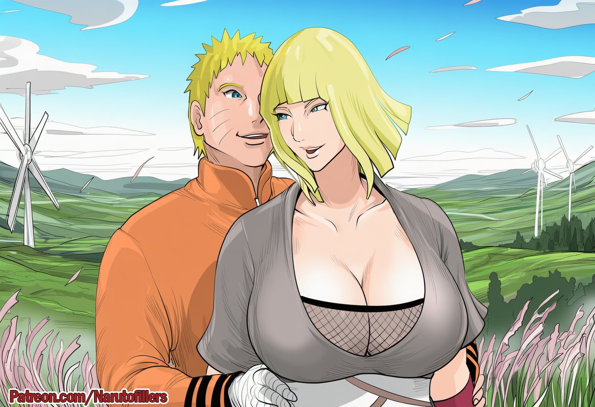 1boy, 1girls, ai generated, bandaged arm, bandages, before sex, big breasts, blue eyes, blunt bangs, bob cut, boruto: naruto next generations, breast focus, breasts, breasts bigger than head, busty, cheating, cheating husband, child bearing hips, cleavage, day, dress, facing viewer, female, field, flirting, front view, grabbing from behind, grass, grass field, hetero, highres, hourglass figure, huge breasts, jacket, kunoichi, large breasts, light skin, light-skinned female, long hair, looking at viewer, male, male/female, mature, mature female, naruto, naruto (series), naruto shippuden, narutofillers, nature, ninja, no bra, oppai, outdoors, presenting, presenting breasts, sagging breasts, samui, seducing, seduction, solo, solo focus, thick thighs, thighs, uncensored, upper body, url, uzumaki naruto, voluptuous, voluptuous female, watermark, web address, whisker markings, wide hips, windmill