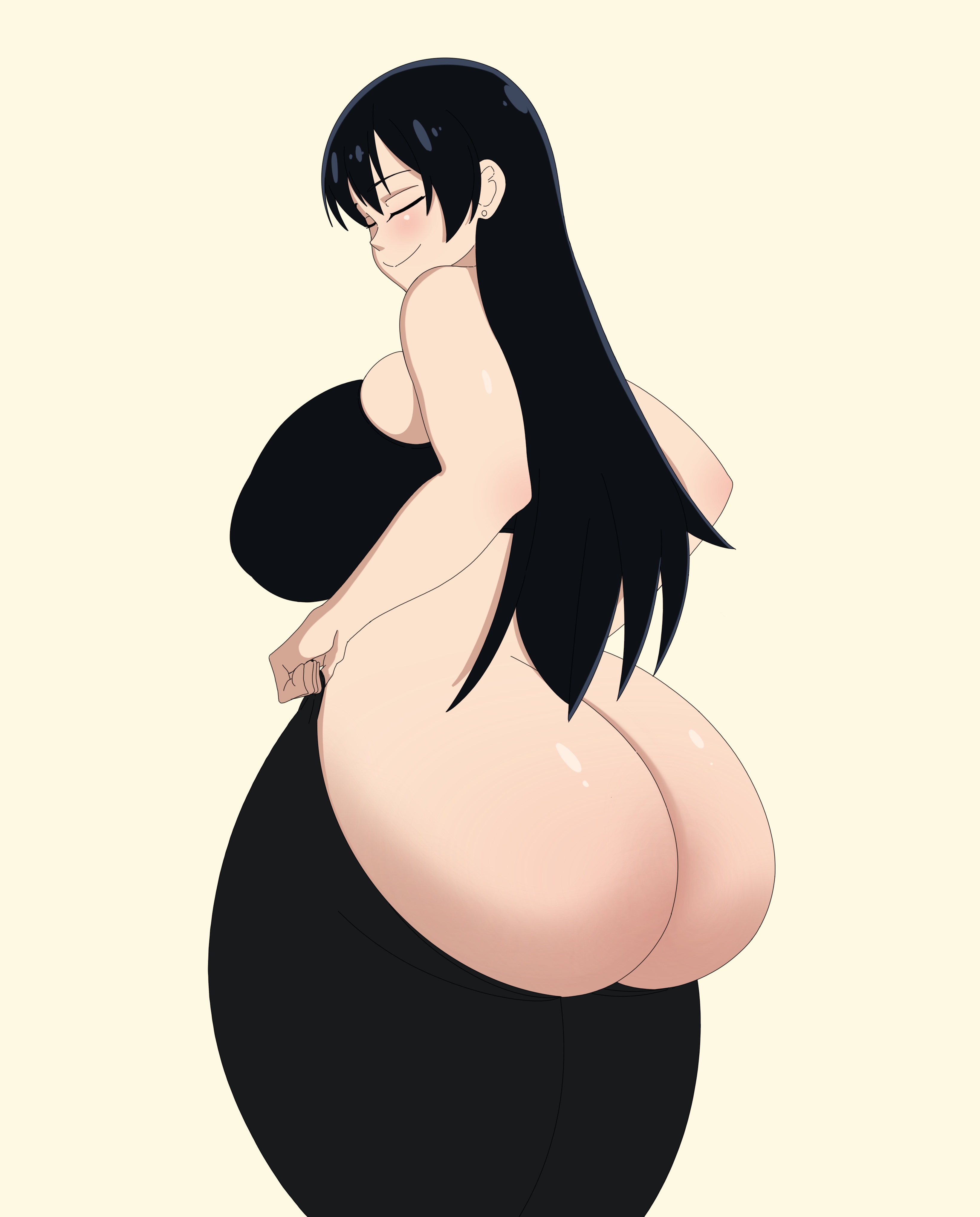 1female, 1girls, about to burst, arato nagi, ass, ass focus, ass too big, barely contained, barely contained ass, barely fits, big ass, big breasts, big butt, breasts, bubble butt, dumptruck ass, enormous ass, fat ass, female, female only, gigantic ass, ginormous ass, huge ass, humongous ass, hyper, hyper ass, imminent wardrobe malfunction, inconvenient ass, inconvenient butt, kurisu dy, mature, mature body, mature figure, mature woman, milf, mommy, pulling pants up, pulling up pants, putting clothes on, putting on clothes, putting on pants, putting pants on, rare, round ass, ruri no houseki, solo, solo female, thick, thick ass, thick thighs, thighs, tight fit, too tight, undersized clothes, undersized clothing, voluptuous, voluptuous female, wardrobe malfunction, wide hips