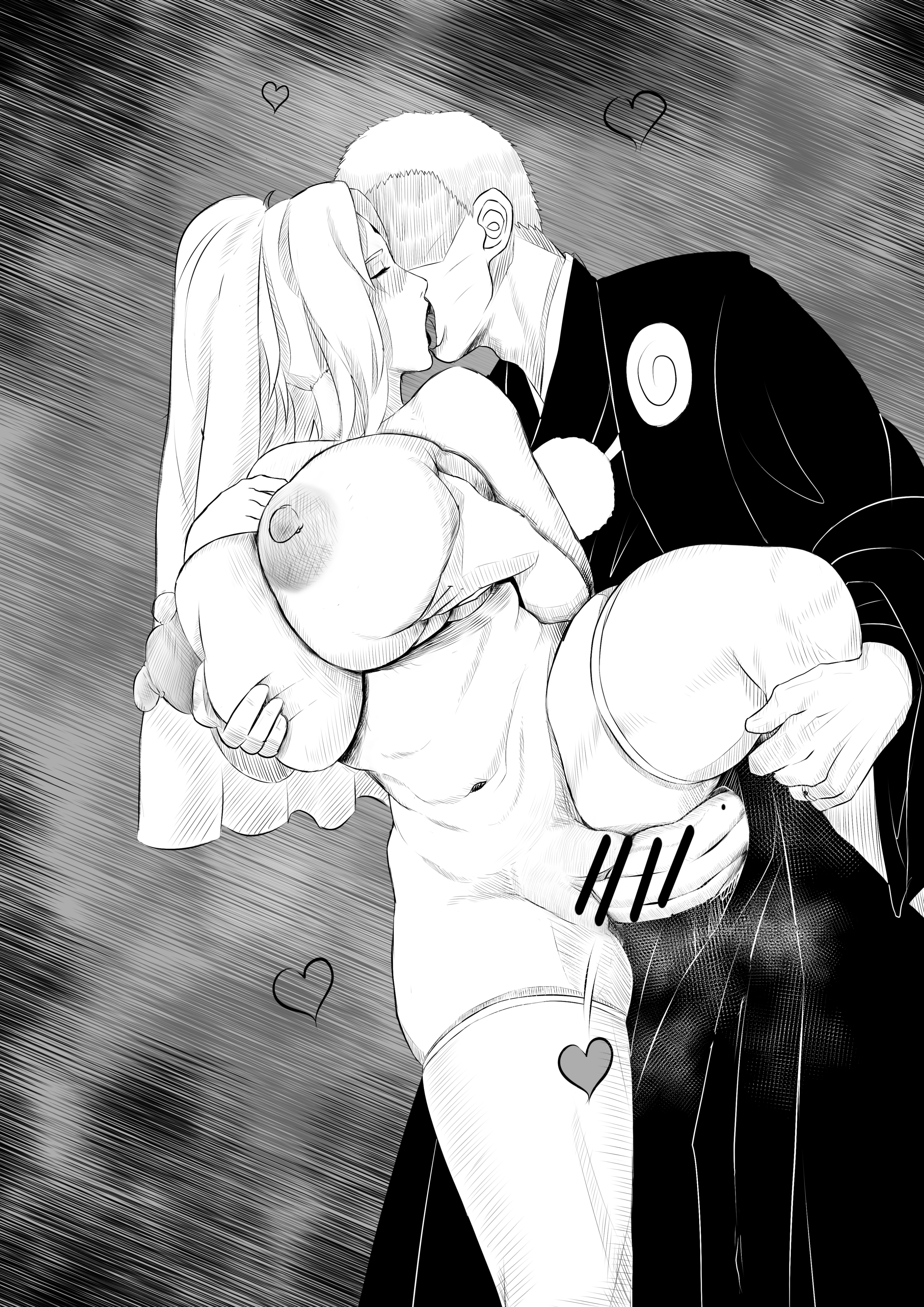 1boy, 1girls, age difference, aroused, blush, boruto: naruto next generations, breast grab, breast squeeze, breasts, bust, busty, censor bar, censored, closed eyes, clothed male nude female, clothed on nude, clothed sex, clothed/nude, completely nude, deep skin, excited, eyeless, facial mark, female, female focus, fit, fit female, forehead mark, french kiss, gilf, hair ornament, hakama, haori, happy sex, headwear, high resolution, hourglass figure, huge breasts, husband and wife, japanese clothes, kimkun0162, kimono, kissing, kissing while penetrated, large breasts, leg lift, legwear, light skin, light-skinned female, lingerie, long hair, looking pleasured, male, male with female, mature, mature female, milf, monochrome, naked, naked stockings, naruto, naruto (series), naruto shippuden, naruto: the last, no eyes, nude, nude female, older female, open mouth, oppai, passionate, puffy nipples, pussy, raised leg, robe, romantic, sex, short hair, skindentation, slightly chubby, slim waist, standing, standing sex, stockings, thick thighs, thighhighs, tongue, tongue kiss, tongue out, top heavy, tsunade, uzumaki naruto, vaginal penetration, veil, voluptuous, wedding attire, wedding lingerie, wedding veil, wide hips, younger male, younger penetrating older