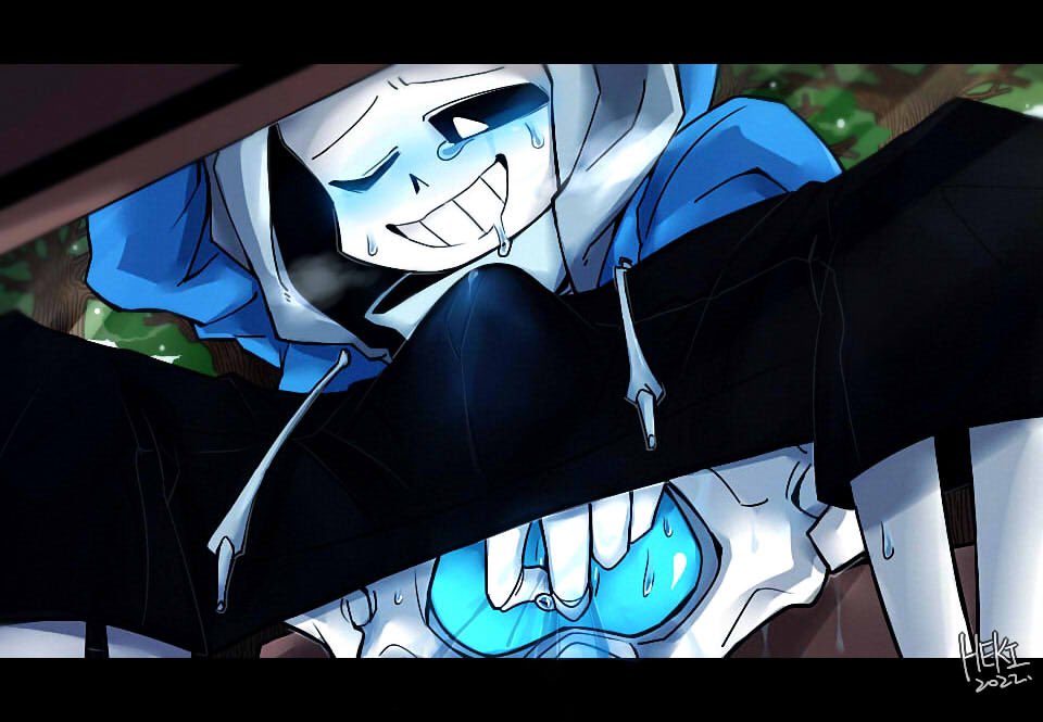 1boy 2022 animated_skeleton blue_blush blush blushing boner boner_in_pants drool drooling erection_under_clothes erection_under_pants fingering fingering_self heki_(artist) leaking_through_clothing legs_apart legs_spread looking_down male male_only masturbation one_eye_closed one_eye_open pants_around_legs sans skeleton solo solo_male spread_legs sweat sweatdrop tears tears_of_pleasure undertale undertale_(series) undertale_sans