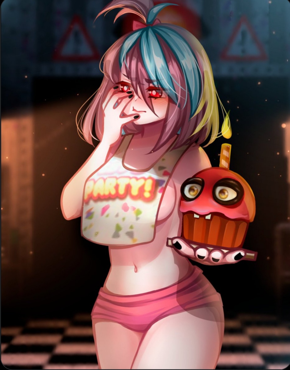 1girls cosplay emikochan emikukis female female_focus female_only five_nights_at_freddy's five_nights_at_freddy's_2 fnaf fnaf_2 owozu panties pink_panties scottgames submissive_female sumisa tagme toy_chica_(cosplay) toy_chica_(fnaf)_(cosplay) virtual_youtuber vtuber youtube youtube_hispanic