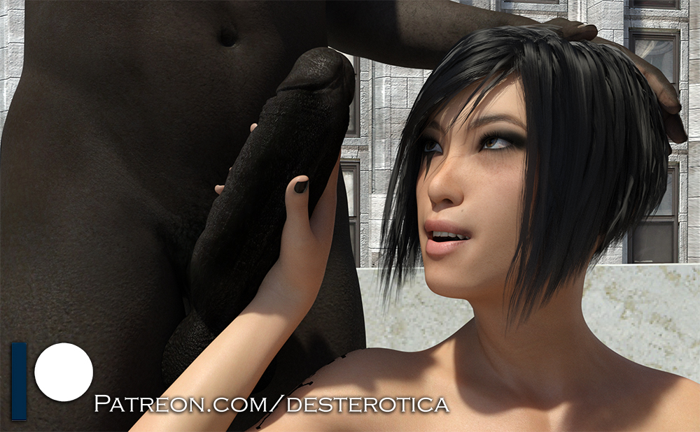1boy, 1girls, 3d, abs, cock worship, completely naked, completely nude, dark skin, dark-skinned male, dest, faith connors, faith connors (mirror's edge catalyst), female, female focus, interracial, male, mirror's edge, mirror's edge catalyst, nude, nude female, nude male, partial male, penis, penis awe, tagme, tattoo