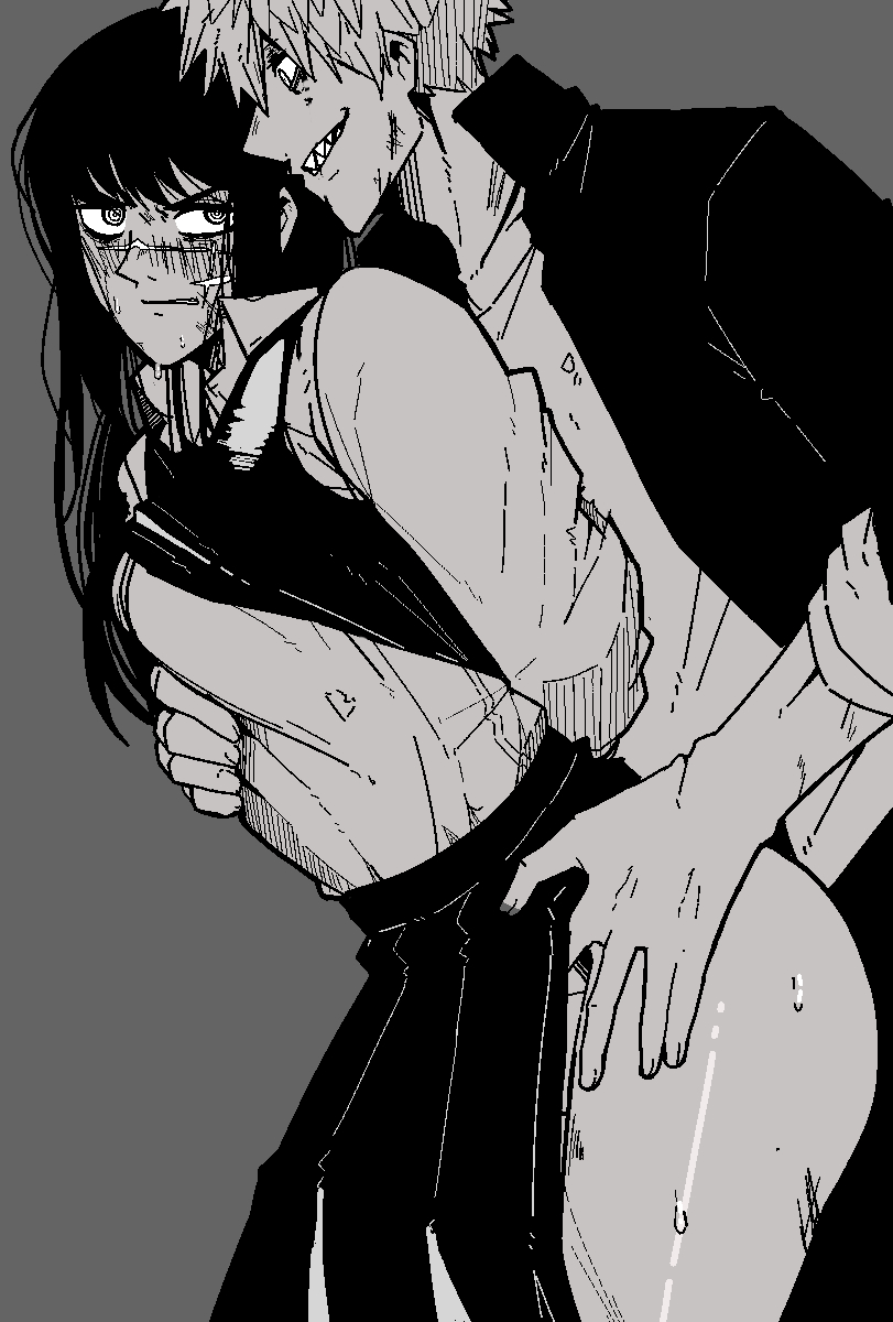 1boy, 1girls, chainsaw man, denji (chainsaw man), female, first porn of character, mark gavatino, penetration, sex, yoru (chainsaw man)