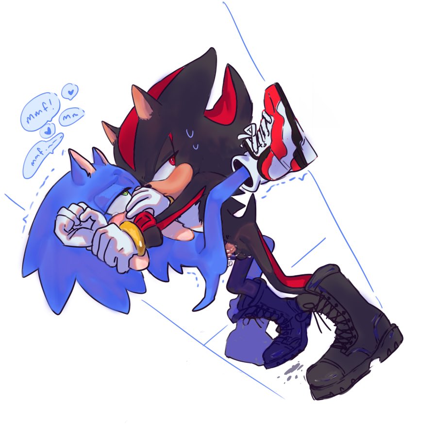 2boys, anal, anal sex, anthro, anus, ass, balls, cum in ass, furry, gay, gay sex, male, penis, pinklilim, shadow the hedgehog, sonadow, sonic (series), sonic the hedgehog, yaoi