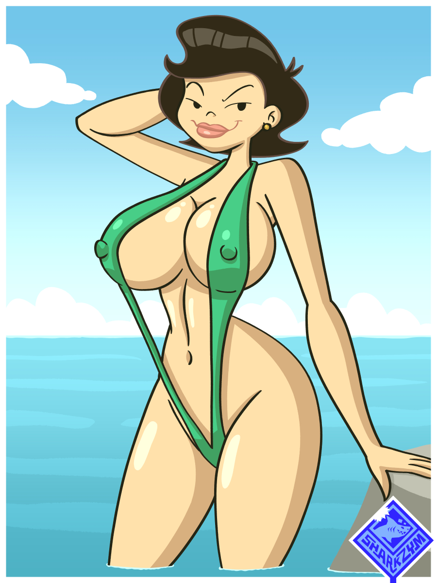 american_dragon:_jake_long breasts female female_only sharkzym solo susan_long tagme white_skin