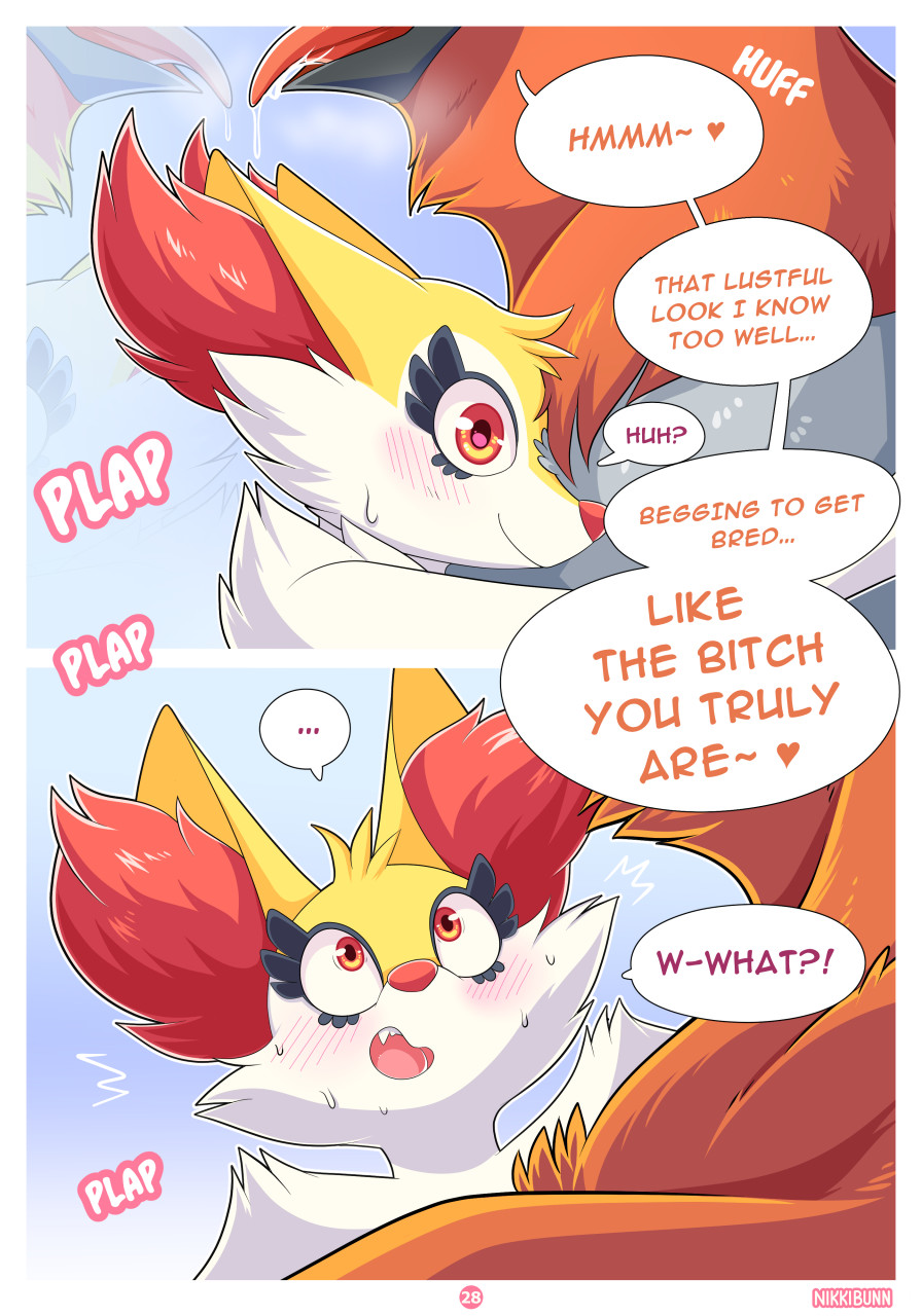 ... ambiguous/ambiguous ambiguous_gender anthro anthro_on_feral ari_the_talonflame avian beak blush bodily_fluids braixen canid canine cheek_tuft comic dialogue drooling duo ears_back ellie_the_braixen english_text facial_tuft fangs feathers feral fur grey_body grey_feathers head_tuft heart hi_res inner_ear_fluff looking_at_another mammal nikkibunn nintendo open_mouth orange_body orange_feathers page_28 pivoted_ears pokémon_(species) pokemon pokemon_(species) red_body red_fur red_nose reflection saliva shaded snout sound_effects speech_bubble sweat talonflame text tongue tongue_out tuft video_games white_body white_fur yellow_body yellow_fur zoophilia