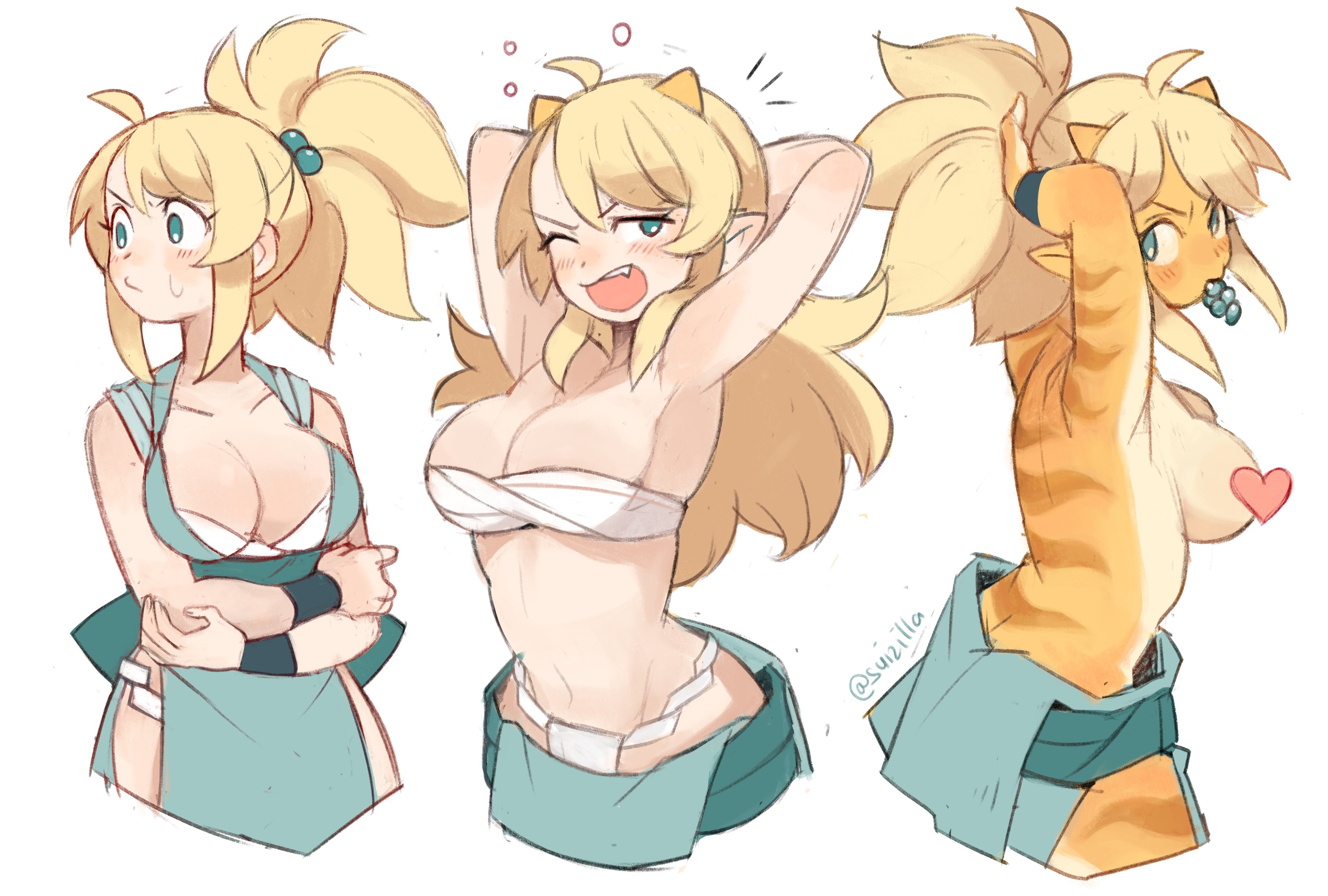 ayu (suizilla), big breasts, breasts, female, furry, suizilla, tagme, transformation
