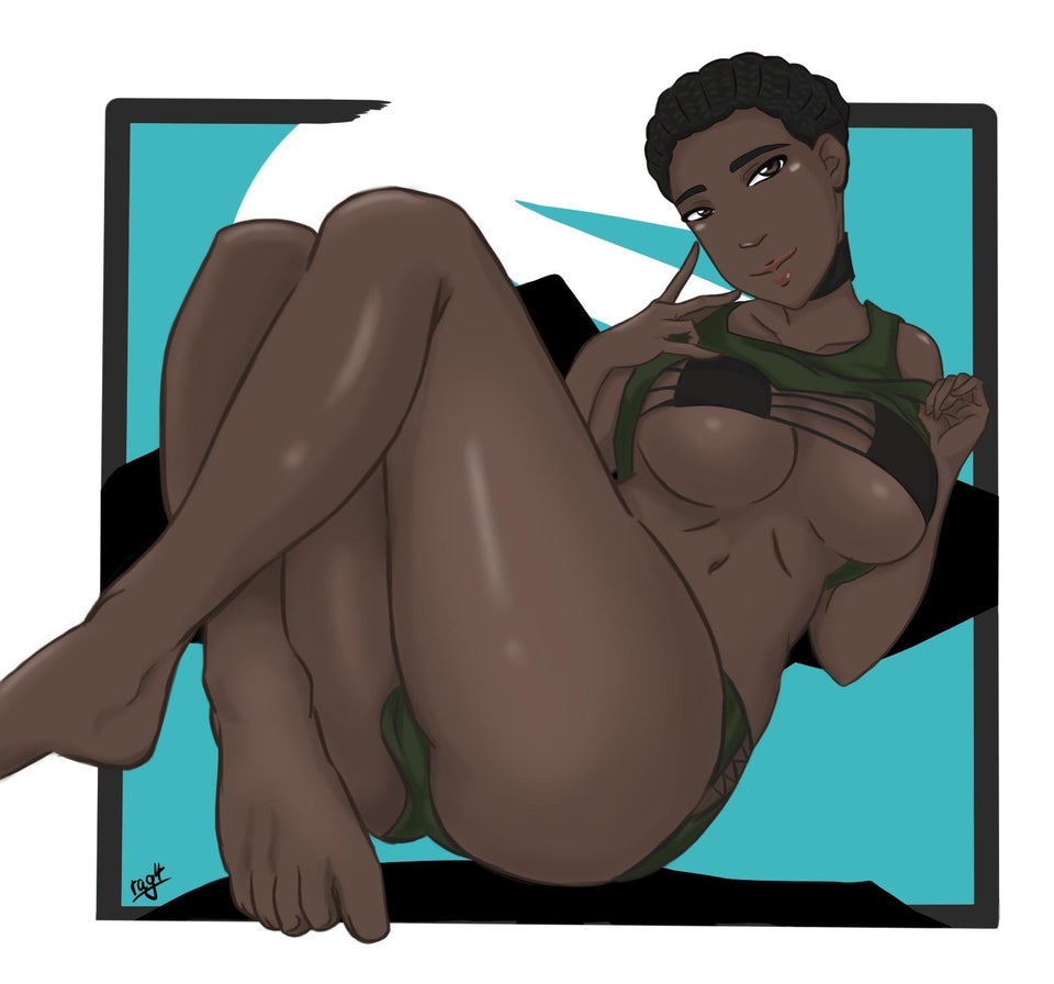 african african_female dark-skinned_female dark_skin female_only melusi_(rainbow_six) rag4muffin_(artist) rainbow_six rainbow_six_siege shirt_lift