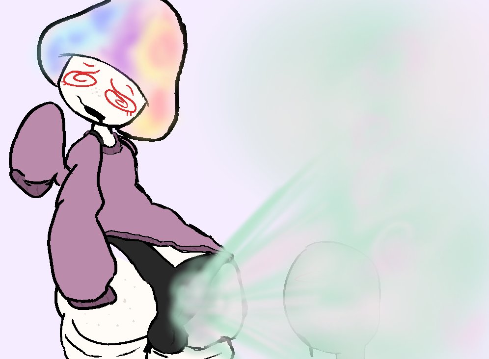 anthro, anthrofied, ass, balls, bulge, facesitting, fart, fart cloud, femboy, flora fauna, hypno-shroom (pvz), hypnosis, lucky (artist), male, male only, mushroom, pheromones, plant, plant humanoid, plantie, plants vs zombies, popcap games, pvz
