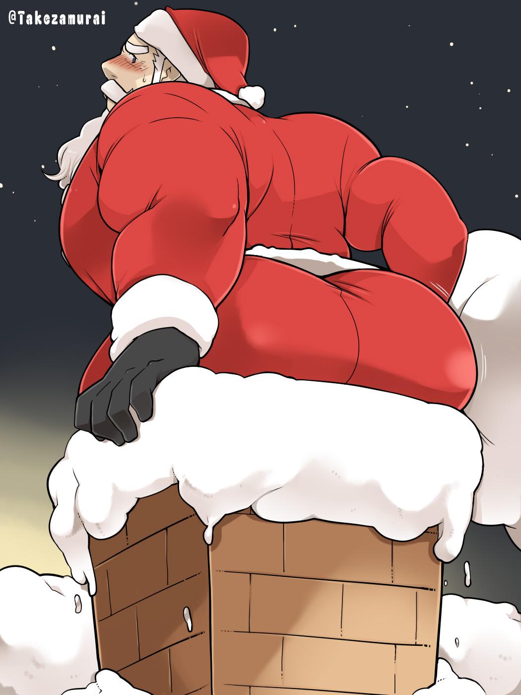 bara bara_ass big_ass big_ass_(male) big_butt bubble_ass bubble_butt christmas clothing dat_ass dat_butt dumptruck_ass dumptruck_butt fat_ass fat_butt huge_ass huge_butt large_ass large_butt male_only massive_ass massive_butt muscle_ass muscle_butt muscular_ass muscular_butt plump_ass plump_butt round_ass round_butt santa_claus tagme takezamurai xmas