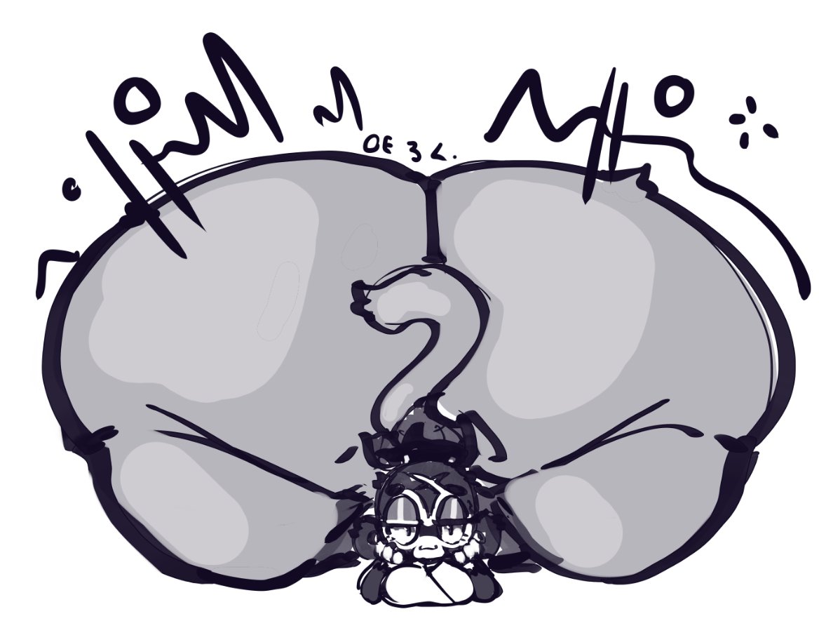 ass_bigger_than_head ass_focus big_breasts bloons_tower_defense clothed dumptruck_ass errantheart ezili female female_only hyper_ass monkey monkey_girl shortstack sketch teasing