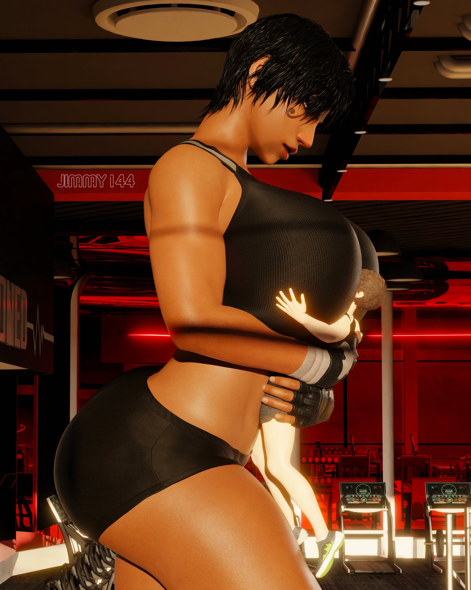 1girls, 3d, activision, ass, big ass, big breasts, blizzard entertainment, bottom heavy, breasts, bust, busty, chest, curvaceous, curvy, curvy figure, dark skin, dark-skinned female, egyptian, egyptian female, fareeha amari, female, female focus, giantess, gym, hips, hourglass figure, huge ass, huge breasts, human, jimmy144, large ass, large breasts, legs, lips, mature, mature female, middle eastern, middle eastern female, overwatch, overwatch 2, pharah, slim waist, tan body, tan skin, tan-skinned female, thick, thick hips, thick legs, thick thighs, thighs, top heavy, voluptuous, voluptuous female, waist, wide hips
