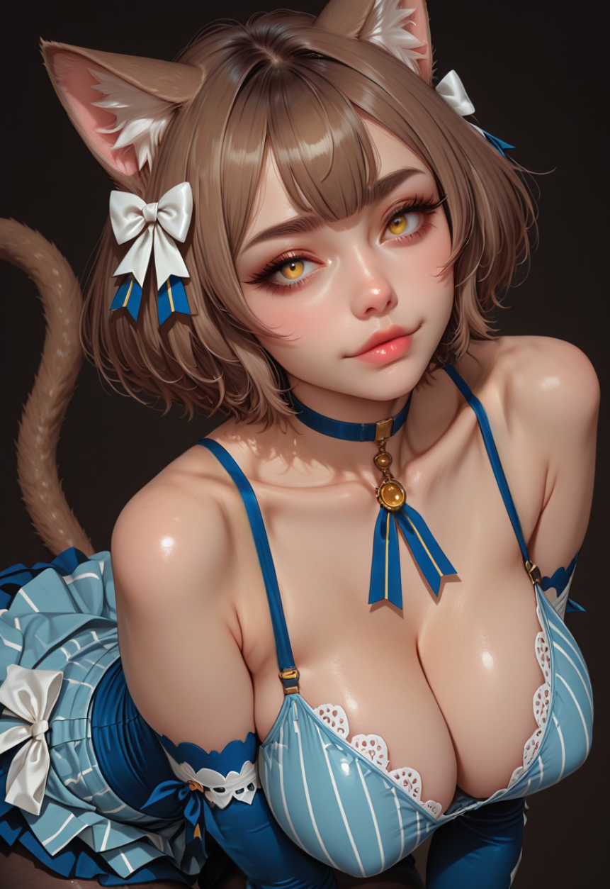 1anthro 1female 1girls ai_assisted ai_generated anthro anthro_female anthro_focus anthro_only bending_forward bending_over bent_over black_pupils blue_choker blue_dress blue_ribbon blue_ribbons blue_skirt blue_straps brown_hair brown_tail cat_ears cat_girl cat_tail catgirl choker civitai cleavage cleavage_dress cleavage_focus clothed clothed_anthro clothed_female coloredbin.ai coloredbin_ai dress ear_fluff ear_tuft elbow_gloves fair_skin felix_argyle female female_anthro female_focus female_only frilled_dress frilled_gloves front_view front_view_focus fully_clothed fully_clothed_anthro fully_clothed_female genderswap_(mtf) hair_bows hair_ornament hair_ribbon hair_ribbons huge_boobs huge_breasts huge_breasts large_boobs large_breasts large_tits leaning_forward lips looking_at_viewer pantyhose pink_lips re:zero_kara_hajimeru_isekai_seikatsu ribbon_choker rosy_cheeks rule_63 semi-realism semi-realistic semi_realism semi_realistic short_hair simple_background skindentation skirt soft_lips solo solo_anthro solo_female solo_focus tail vertical_stripes white-skinned_female white_bow white_skinned_female white_stripes yellow_eyes