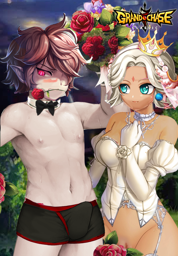 1boy1girl edit grand_chase rin(grand_chase) rufus_wilde