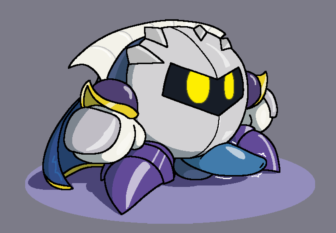 kirby_(series) male male_focus male_only mask masked meta_knight penis solo solo_focus solo_male tagme twitching weird