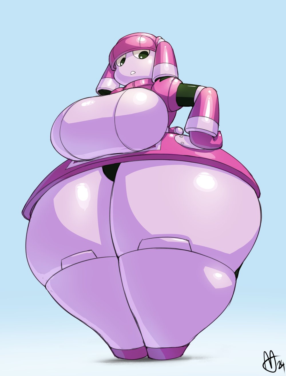 astralantipode big_breasts breasts mya_(dorahden) pink_skin thick_thighs wide_hips