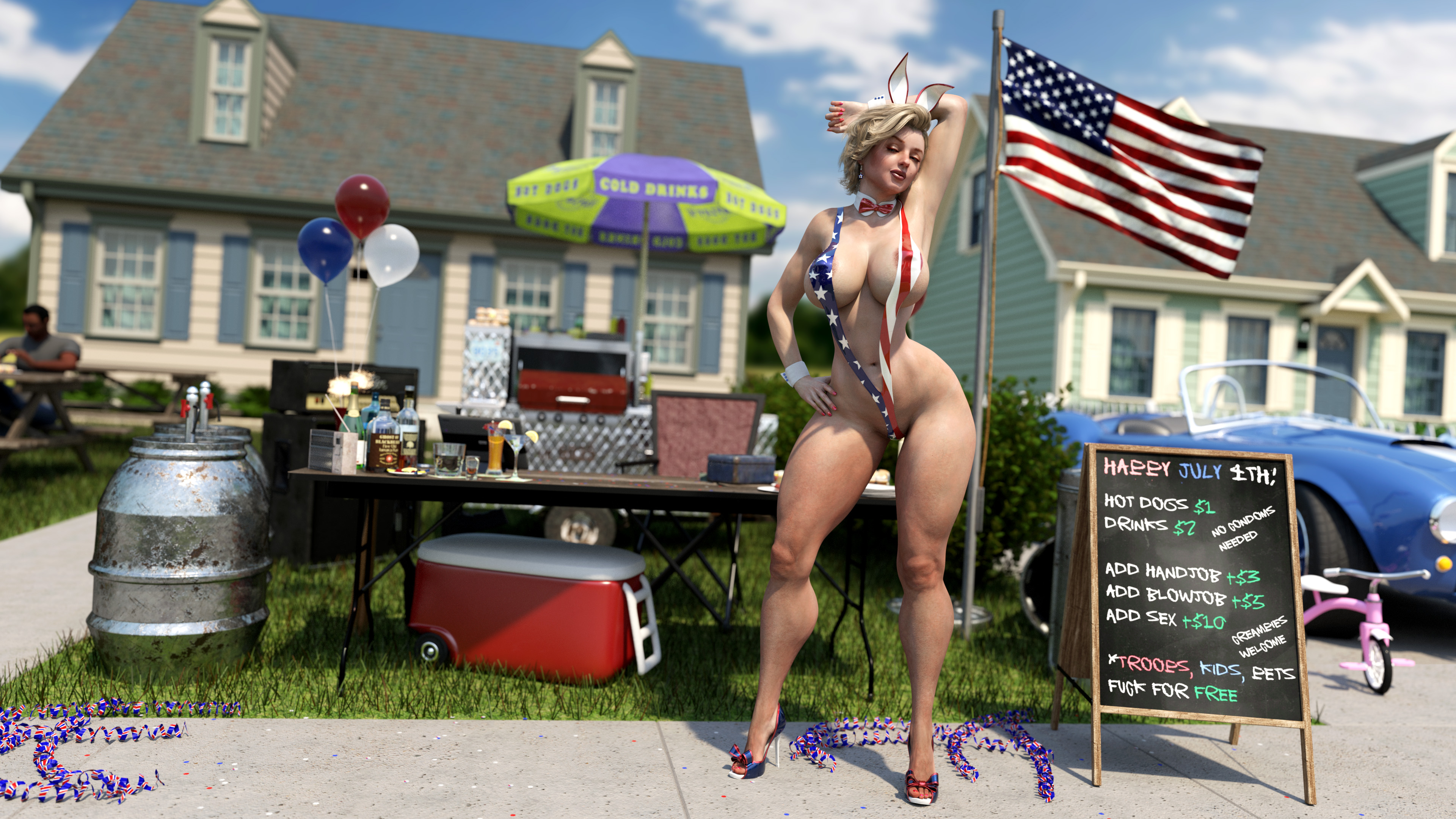 american flag, ass, balls, big ass, big breasts, big penis, bikini, bimbo, breasts, curvaceous, curvy, dark skin, dark-skinned male, female, heels, high heels, huge ass, huge balls, huge breasts, huge cock, imminent sex, large ass, large breasts, large penis, male, milf, penis, price, prostitution, public, public nudity, public sex, skimpy, skimpy clothes, voluptuous, zoophilia, zz2tommy