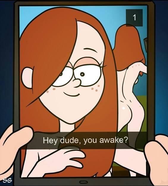 artist_signature ass backboob freckles gravity_falls instagram_story nude numbered red_hair selfie straight_hair taking_picture wendy_corduroy