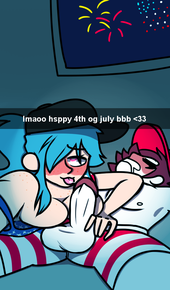 2018 4th_of_july ahe_gao american_flag american_flag_shirt big_breasts black_hat blue_hair blush breast_squish breasts breasts_out dannica_(hattsworth) dark_room drool drooling english_text fireworks flushed freckles freckles_on_breasts freckles_on_chest freckles_on_face freckles_on_shoulders hand_on_penis hat hattsworth holidays long_blue_hair long_hair nipples original original_character original_characters partially_clothed partially_clothed_female partially_clothed_male partially_nude partially_undressed penis pink_eyes ponytail red_hair red_hat saliva snapchat striped_shorts text tongue tongue_out united_states_of_america window