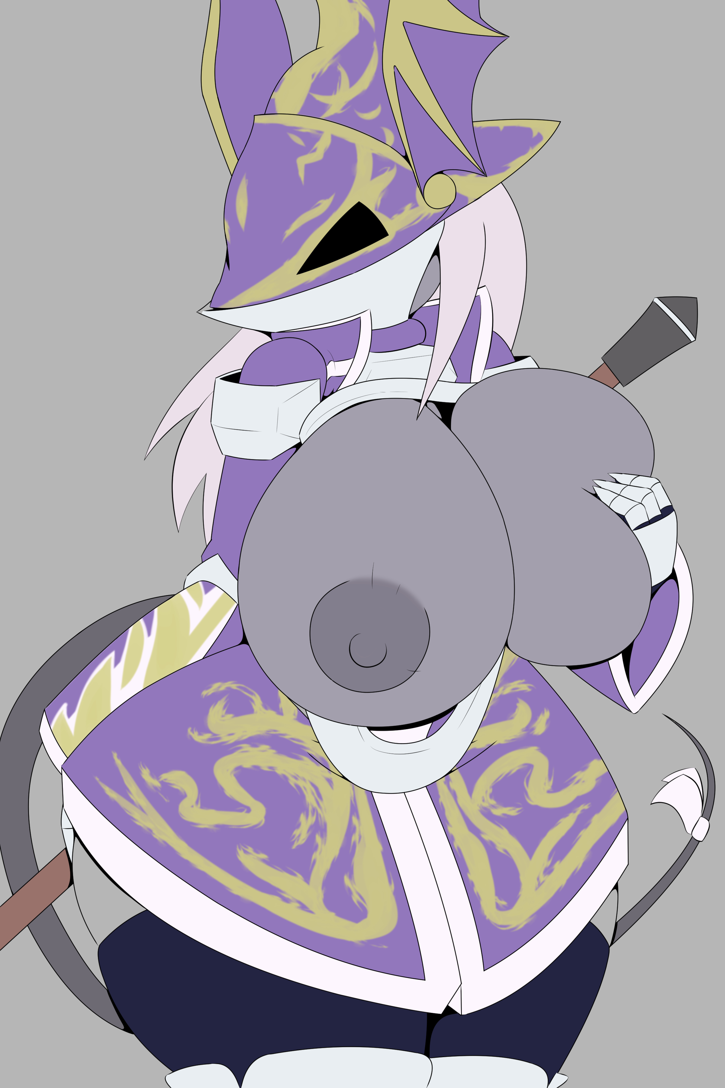 1girls, animal ears, areolae, armor, big breasts, big nipples, big thighs, boots, breast squeeze, breast squish, breasts, breasts out, breasts outside, busty, clothed, clothed female, clothing, curvaceous, curvy, curvy female, curvy figure, erect nipples, female, female focus, female only, final fantasy, final fantasy ix, fondling, fondling breast, freya crescent, gigantic breasts, grabbing breasts, grabbing own breast, grey body, grey fur, hand on breast, holding breast, holding object, holding weapon, huge areolae, huge breasts, huge nipples, knight, miso souperstar, multicolored body, multicolored clothes, nipples, no bra, purple armor, purple clothing, solo, solo female, solo focus, square enix, squeezing breast, squish, standing, thick, thick legs, thick thighs, thigh boots, thighhighs, thighs, two-tone body, two-tone clothing, uncensored, video games, voluptuous, weapon, wide hips