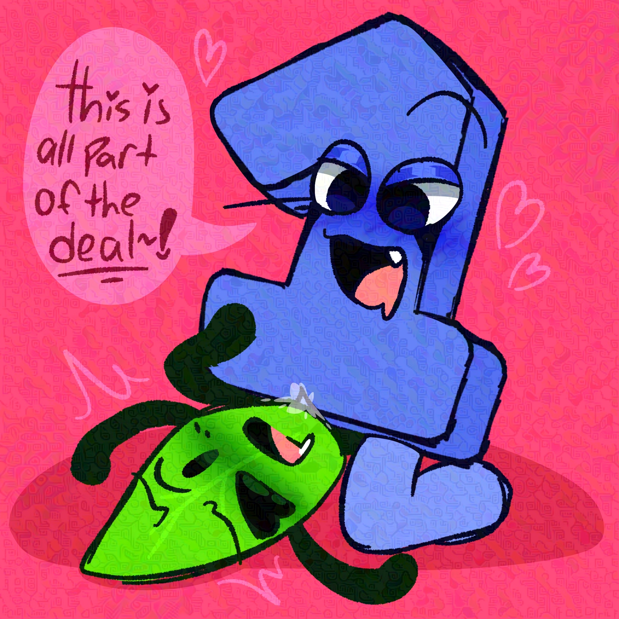 !, ~, 1, 2025, 2d, 2d (artwork), 2girls, ai disturbance, algebralien, anthro on anthro, anthropomorphic, anthropomorphic object, anthropomorphism, arms, art, battle for bfdi, battle for dream island, bfdi, blue body, blue skin, blush, color, colored, deal, dominant female, domination, drawing, drooling, dubious consent, english, english text, exclamation mark, exclamation point, female, female only, female/female, fluids, functionally nude, functionally nude female, green leaf, hand drawn, hearts around body, hearts around head, hi res, high resolution, highres, ibispaintx, image, implied rape, kneeling, leaf, leafy (bfdi), legs, lesbian, lesbian sex, looking down, looking down at partner, looking up, looking up at partner, no arms, no clothes, no men, no penetration, non human, number, object sex, object show, object shows, object yuri, objectum, one, one (bfdi), one eye closed, perspective, pink background, plain background, plant, pleasure face, pussy, questionable consent, raised eyebrow, rape, scissoring, shaded, shadows, sharp tooth, skyblue enjoyer, speaking, speed lines, squiggle, squiggly lines, squirming, tagme, text, the power of two, tilde after text, tpot, two women, vaginal fluids, worried expression, yuri