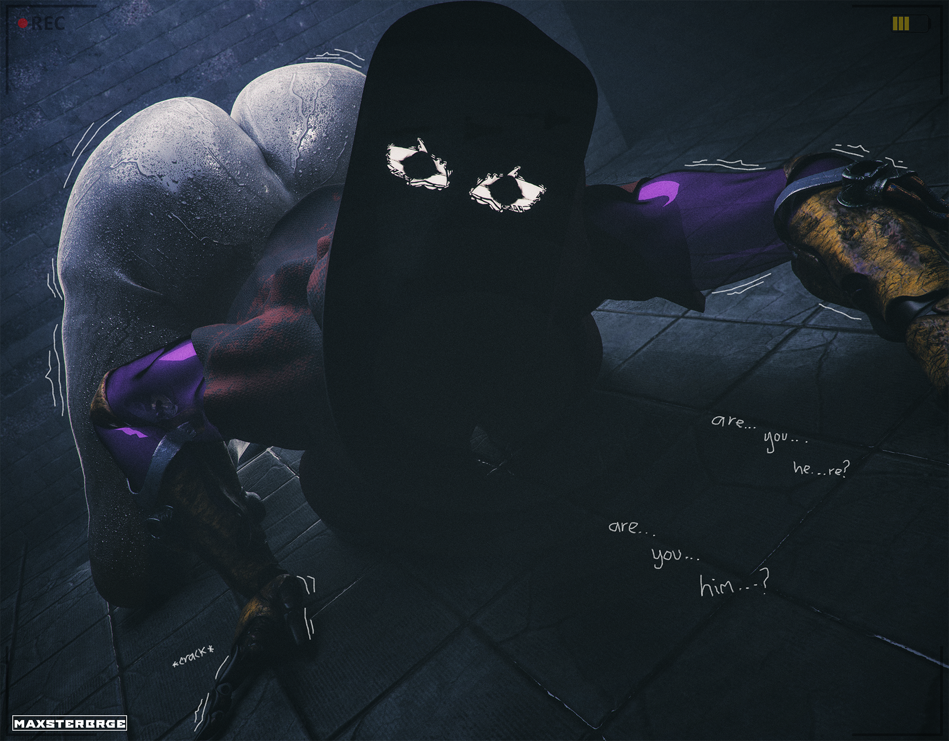 1girls, 3d, 3d (artwork), ass, ass focus, ass up, big ass, big butt, camera pov, camera view, creepy, faceless, faceless female, female, female focus, female only, gynoid, hoodie, looking at viewer, maxsterbrge, monster, monster girl, nightmare waifu, robot, robot girl, robot joints, robotic arm, scary, scary face, sweat, sweatdrop