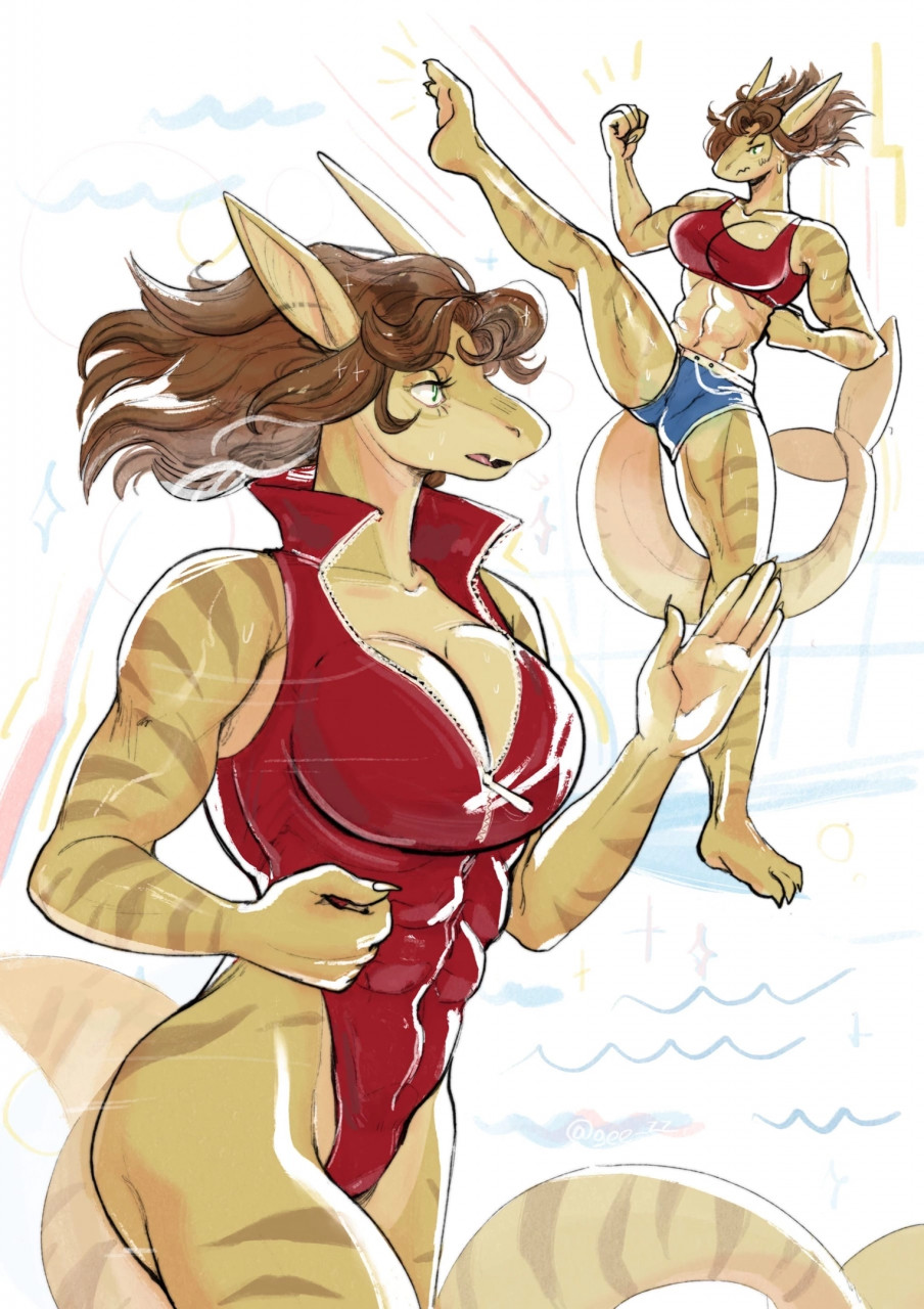 1girls anthro big_breasts breasts female female_only gee_zz marine shark shark_tail solo solo_female sportswear tagme tail