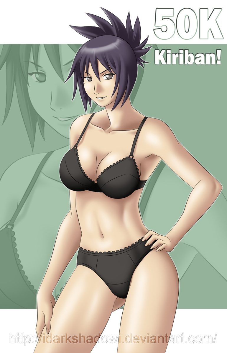 1girls bare_legs bare_shoulders breasts brown_eyes cleavage female female_only idarkshadowi lingerie midriff mitarashi_anko naruto naruto_(classic) ponytail purple_hair reflection solo solo_focus tied_hair underwear zoom_layer