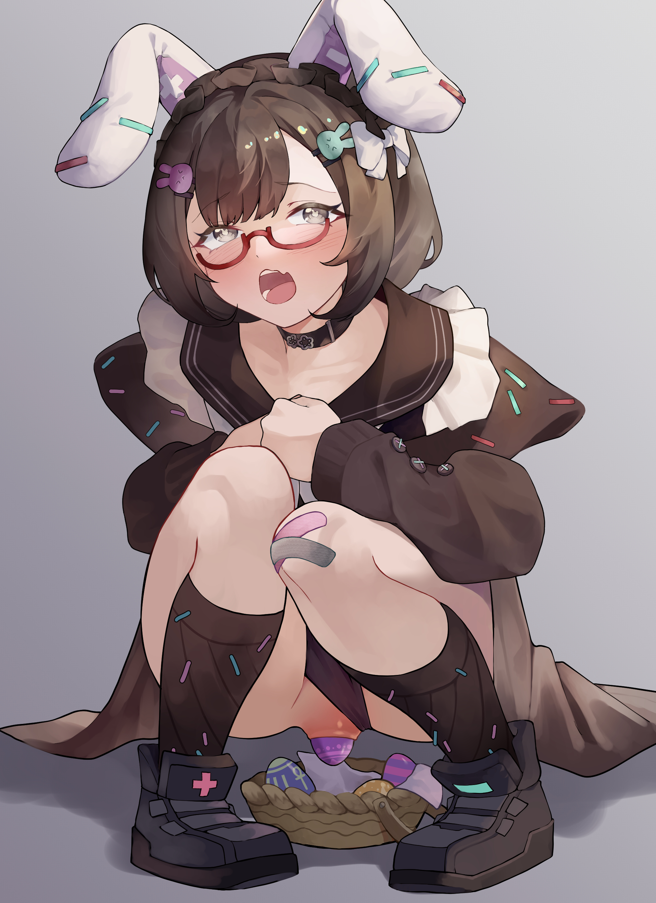 anal, basket, castelli, character request, copyright request, easter egg, egg, female, no.1 machine, tagme