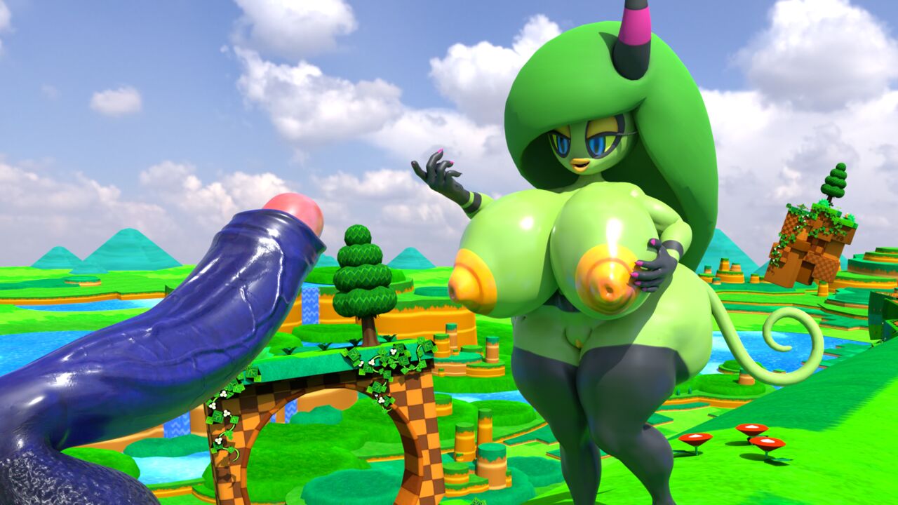 1boy 1girls 3d 3d_model deadly_six foreskin green_body huge_ass huge_breasts huge_cock kabalmystic minttoo orange_nipples sega sonic_(series) sonic_lost_world sonic_the_hedgehog sonic_the_hedgehog_(series) tagme zeena zeena_(kabalmystic) zeti zeti_(species)